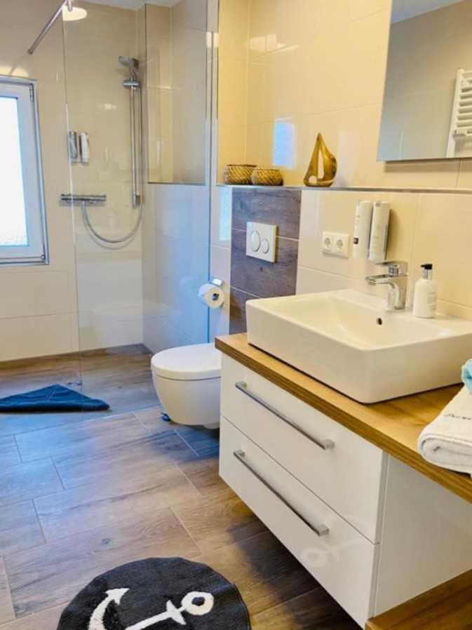 Duenenhaus Ferienwohnung De Dueuen Dree Wangerooge Esterno foto